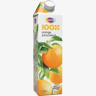 lamar orange 1lt 100% natural, without sugar